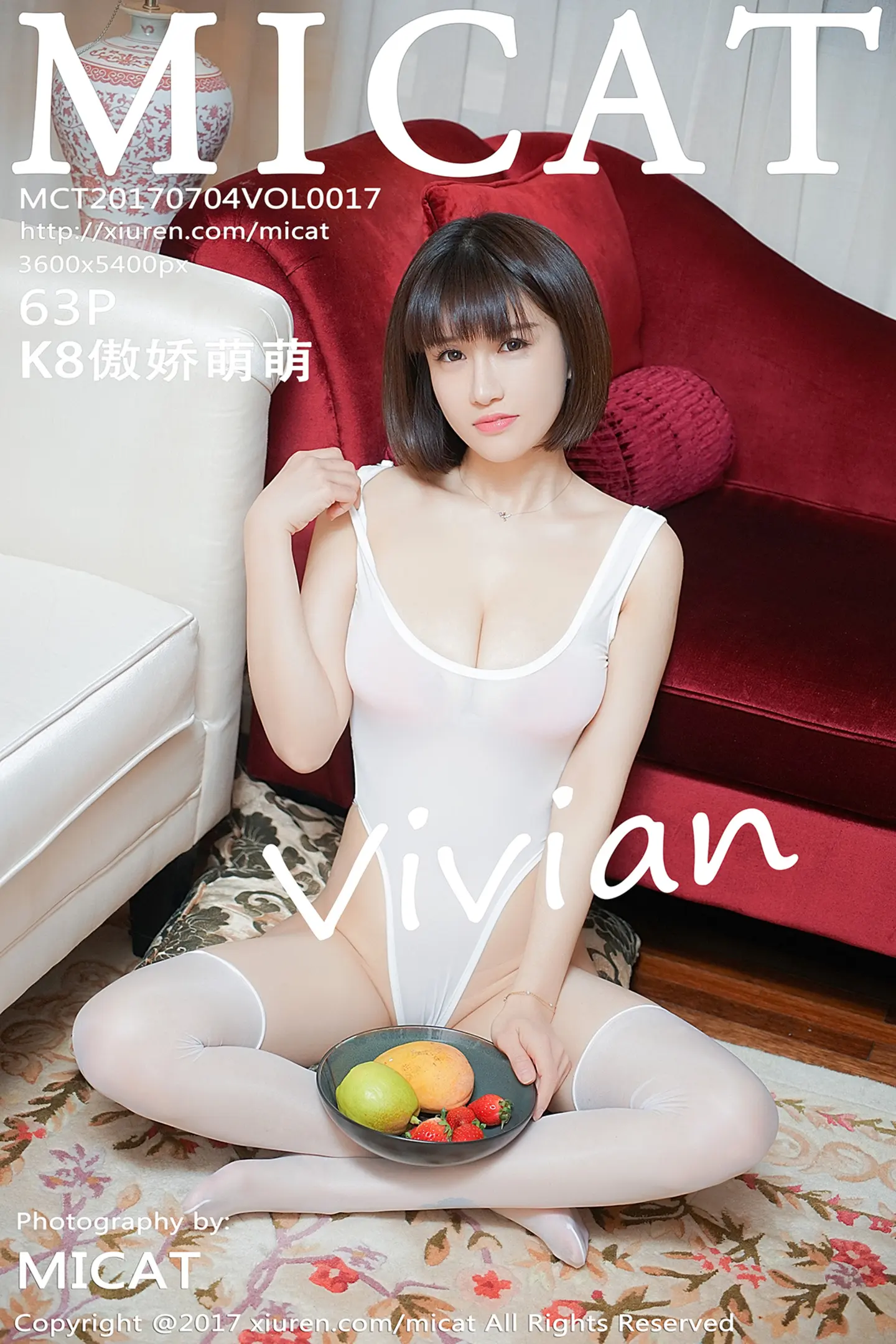 [MICAT猫萌榜]Vol.017_嫩模K8傲娇萌萌Vivian开档透视丝袜主题系列完美诱惑写真63P-秀人网 - XiuRen.Pro
